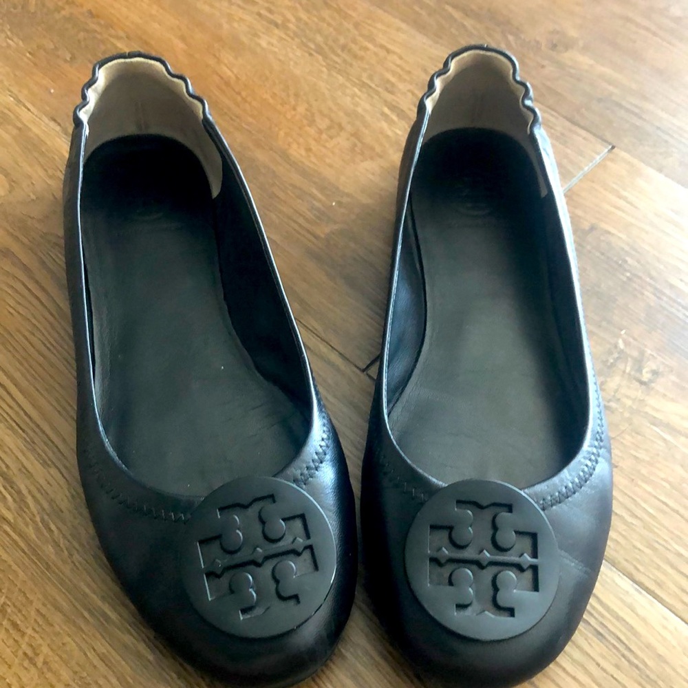 Tory Burch Minnie Travel Ballet Flat Leather/black - Picture 5 of 6